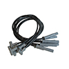 MSD Super Conductor Spark Plug Wire Set for a Ford 351C-460 with HEI Cap, Black