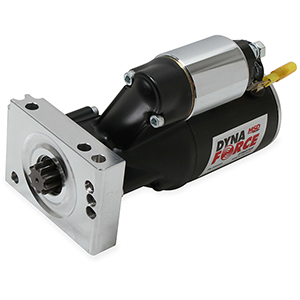 MSD DynaForce Starter for Small and Big Block Chevy with Straight Mount, Black