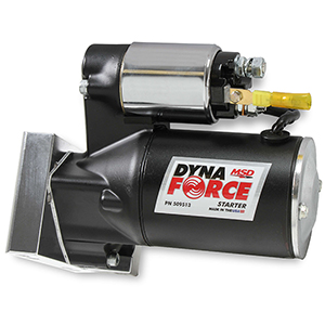 MSD DynaForce Starter for Chevy, Stagger Mount, Black