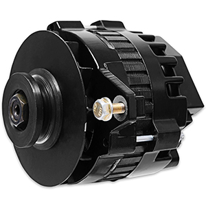 MSD DynaForce Alternator, 120 AMP, Straight Mount, Black