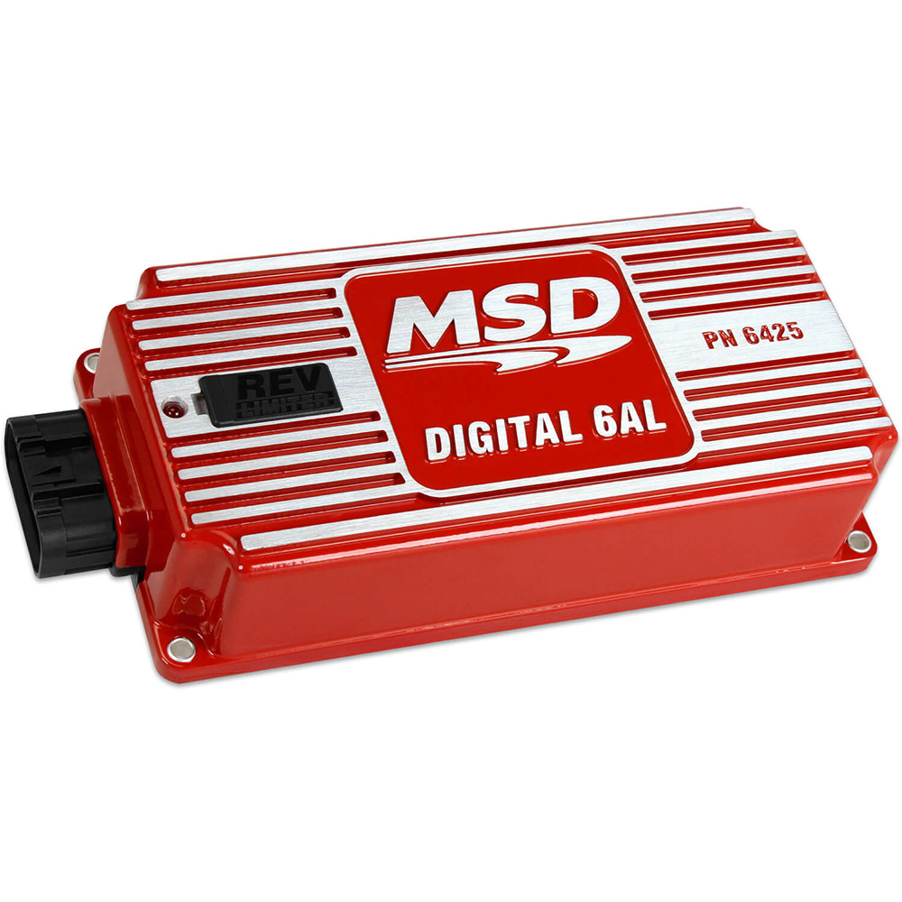 tested and perfect. MSD Ignition Box 6AL with 8600 rpm soft rev limeter chip