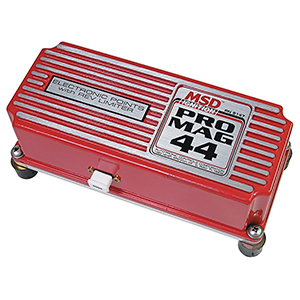 MSD ProMag Electronic Points Box, 44 AMP, Rev Limiter, Red