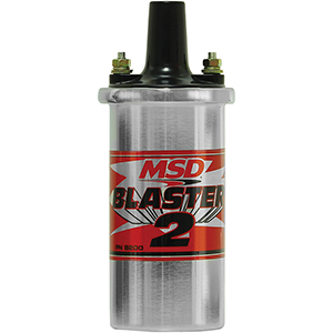 MSD Blaster 2 Coil, Chrome, With Ballast and Hardware