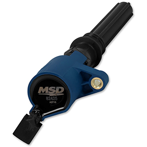 MSD Blaster Coil, for 1998-2014 Ford 4.6/5.4 Liter 2-Valve Engine, Single, Blue