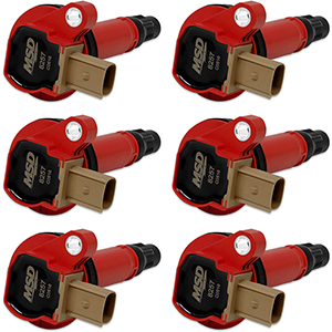 MSD Coil for Ford EcoBoost 3.5 Liter V6 Engine, Single, Red