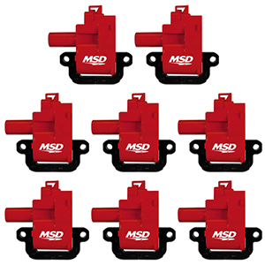 MSD Blaster Coils for GM, LS1/LS6, 1998-2006, 8 Pack
