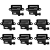 MSD Blaster Coils for GM L-Series Trucks, 1999-2009, 8 Pack, Black
