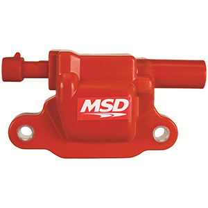 MSD Blaster Coil for GM LS2/3/4/7/9, 2005-2013, Single, Red
