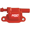 MSD Blaster Coil for GM LS2/3/4/7/9, 2005-2013, Single, Red