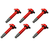 MSD Coils for Chrysler V6, 2006-10, 6 Pack, Red