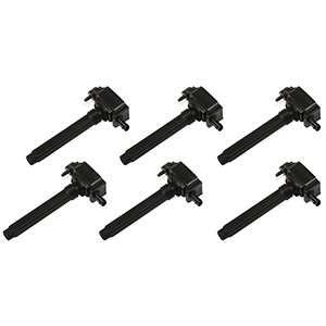 MSD Coils for Chrysler V6, 2011-16, 6 Pack, Black