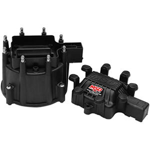 MSD Distributor Cap, Extreme Output, GM HEI, Black