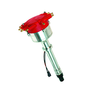 MSD Low Profile Distributor, Crab Cap With Pickup & Mechanical Advance