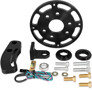 MSD Crank Trigger Kit for Small Block Chevy, 6.25 Balancer, Black
