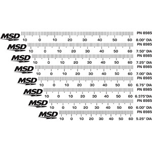 MSD Timing Tapes For Harmonic Balancers