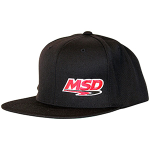 MSD Baseball Cap, MSD Logo, Flat Bill, Black, Adjustable