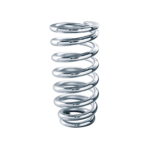 QA1 Spring Chrome Silicon 3-1/2 Id. 8-600 Lbs Chrome Plated 1St Coil Tapered