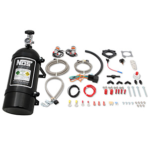 NOS Plate Wet Nitrous System - Can-am Maverick X3, 10 lb. Bottle - Black