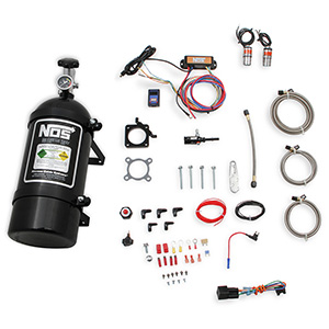NOS Plate Wet Nitrous System - Polaris RZR, With 10 lb. Bottle - Black