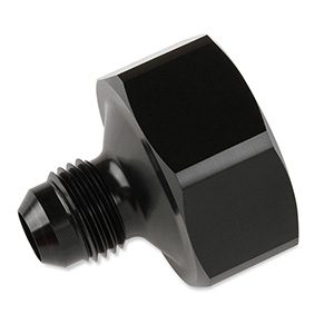 NOS Black T7075 aluminum 6AN-660 Bottle Nut Adapter