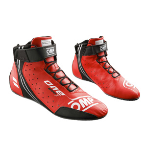 OMP Racing One Evo X Shoe, Red Size 45