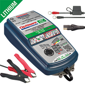OptiMate Lithium LFP Select Lithium Series: 10-step 12.8V 9.5A / 16V 7.5A Battery-saving Charger and Maintainer