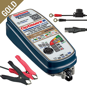 OptiMate 6 Select GOLD Series: 9-step 12V 6A Sealed Battery Saving Charger & Maintainer