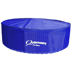 Outerwears Pre-Filter, Round 14" Diameter x 4" Tall, With Top, Blue