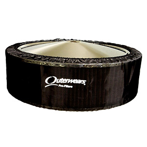 Outerwears Pre-Filter, Round 11" Diameter x 6" Tall, No Top, Black