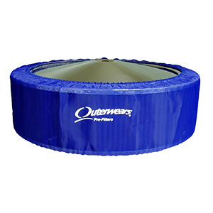 Outerwears Pre-Filter, Round 11" Diameter x 5" Tall, No Top, Blue