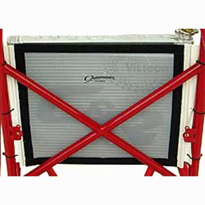 Outerwears Wht Radiator Screen Sprint Speed Combo Kit Includes Radiator Screen Frame And Rails