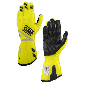 OMP Racing One Evo-FX Gloves, Florescent Yellow Size XL