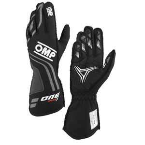 OMP Racing One Evo-X Gloves, Black Size L