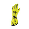 OMP Racing One-S Gloves, Florescent Yellow Size M