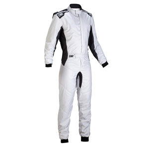 OMP Racing One-S Suit, Silver Size 52