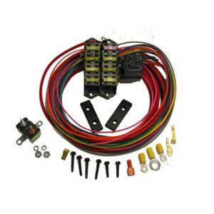 Painless Cirkit Boss Auxiliary Fuse Block/7 Circuits(4 ign.hot,3 constant hot,std. relay)