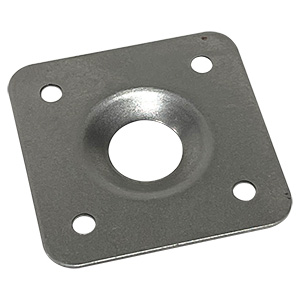 Panelfast 1 1/2" Square Aluminum Plate For Flush Head .040"