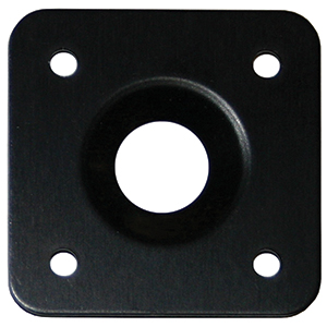 Panelfast Black 1/2" Square Steel Plate For Flush Head .030"