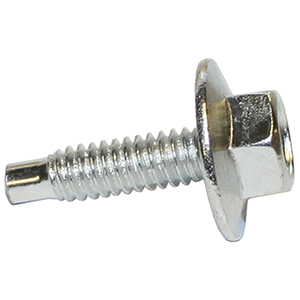 Panelfast Clear Zinc 1/4"-20 X 7/8" Flanged Body Bolt, Qty.5