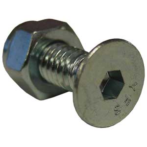 Panelfast 3/4" X 1/4" Flat Allen Bolt & Lock Nut For 8620