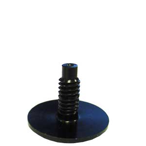 Panelfast Black Plunge Slot Aluminum 1" Head 1/4-20-1/2" Stud