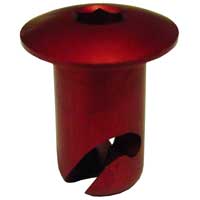 Panelfast 7/16" Red Aluminum Oval Head Allen .500" Grip