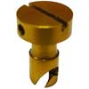 Panelfast 1/4" Gold Aluminum D-Ring Undercut Stud .400" Grip