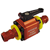 Peterson 09-0922 Inline Small Body Ball Valve Shutoff - 8AN Push On x 8AN Push on
