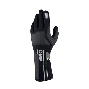 OMP Racing Pro Mech Evo Gloves, Black Size M