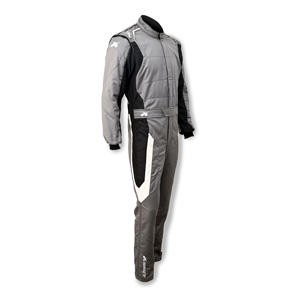 Impact Racing Suit - Phenom DS 2.4, 1pc, XL, Gray/Blk