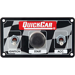QuickCar Ignition Panel - Single Ignition Weatherpacked Flag