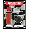 QuickCar Ignition Panel Ð Flip Cover Ignition Switch Start Button & 1 Pilot Light Flag