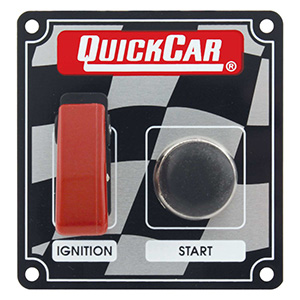 QuickCar Ignition Panel Ð Flip Cover Ignition Switch & Start Button Flag