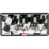 QuickCar Ignition Panel Ð Ignition Switch Start Switch 5-Acc. Switches ATC Fused